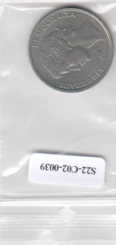 S22-C02-0039-M01 Portugal 25 escudos XF 1981 KM607a, Postzegels en Munten, Munten | Europa | Niet-Euromunten, Overige landen, Verzenden