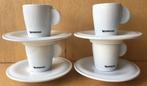 4 witte Nespresso espresso kop en schotels - ZGAN, Huis en Inrichting, Keuken | Servies, Ophalen of Verzenden, Zo goed als nieuw