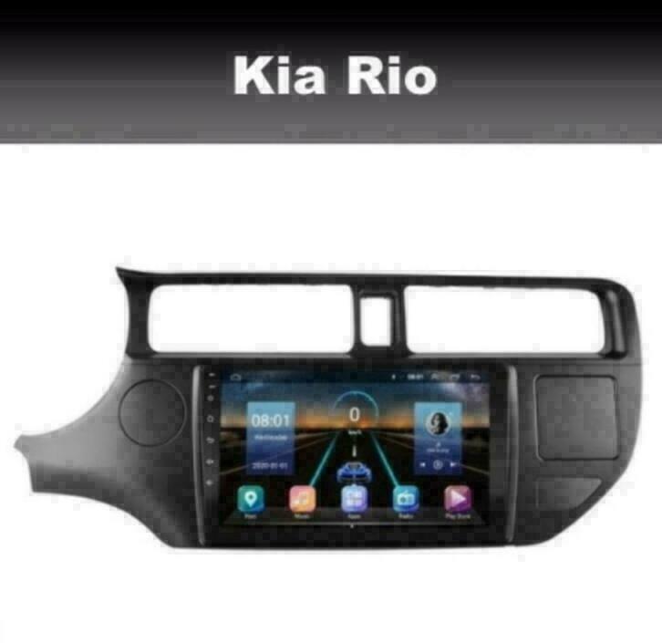 Kia Rio radio navigatie android 9.0 wifi dab  carkit 64gb 4g, Auto diversen, Autoradio's, Ophalen of Verzenden