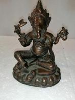 Ganesha Bronzen Beeld. Ganesh Beeld Hindoe God Heer Idool br, Huis en Inrichting, Ophalen of Verzenden, Zo goed als nieuw