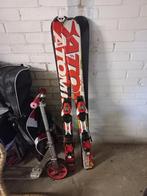 1 paar  kinderskies 120 atomic redster de rode, 100 tot 140 cm, Ophalen of Verzenden, Zo goed als nieuw, Atomic
