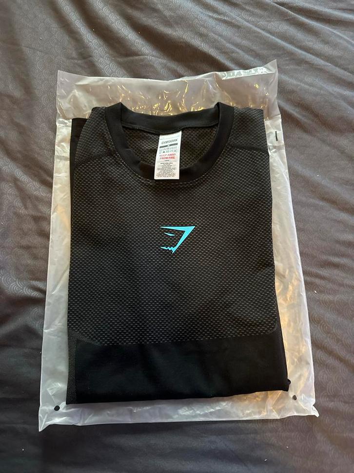 Gymshark Onyx 5.0 Seamless Tank - Maat M, Kleding | Heren, Sportkleding, Nieuw, Fitness, Maat 48/50 (M), Zwart, Ophalen of Verzenden