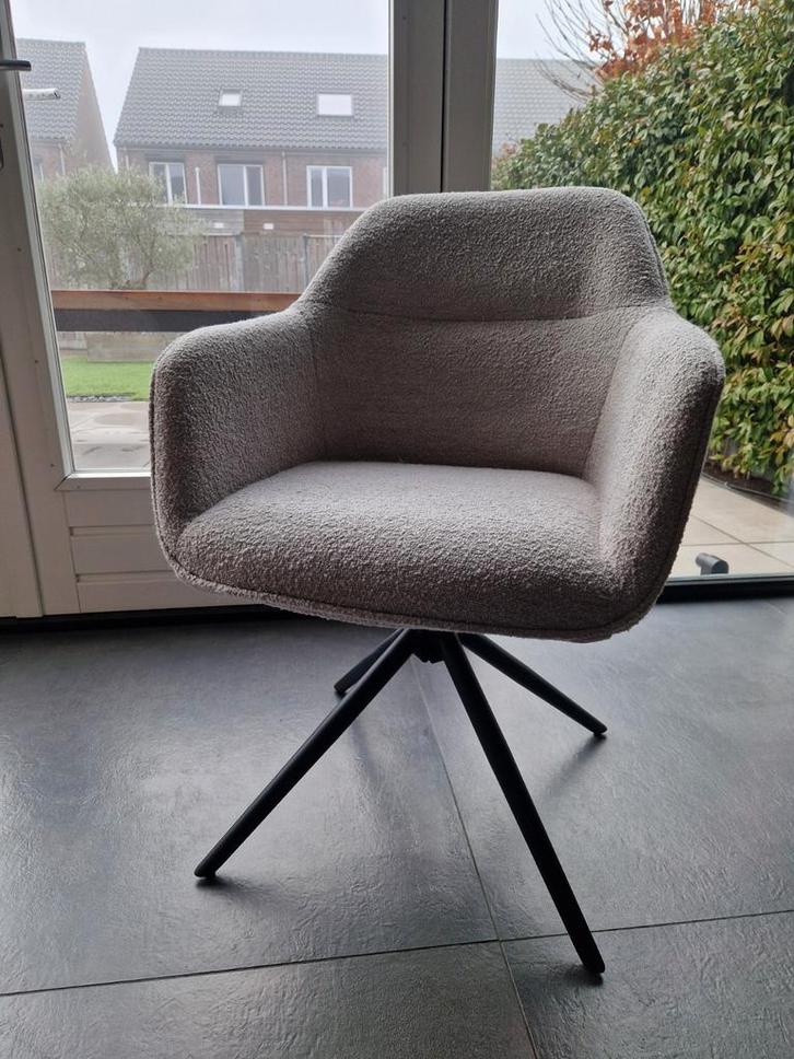 Eleonora draaibare eetkamerstoel, Huis en Inrichting, Stoelen, Zo goed als nieuw, Eén, Stof, Overige kleuren, Ophalen