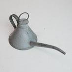 Antieke zinken olieschenk kannetje., Ophalen of Verzenden