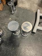 Chrome dumbells 9 kg dumbbell gewichten, Dumbbell, Gebruikt, Gewichten, Ophalen of Verzenden