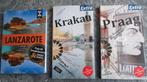 2 x reisgids - Lanzarote /  Praag - 1,00 per boekje, Boeken, Europa, Ophalen of Verzenden, Zo goed als nieuw, Reisgids of -boek