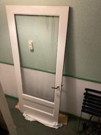 Jaren 30 balkondeur, Doe-het-zelf en Verbouw, Deuren en Horren, Ophalen, Gebruikt, 80 tot 100 cm, Buitendeur