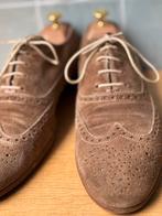 Greve Suede Broque mt 42-43 incl. houten schoenspanner, Bruin, Ophalen of Verzenden, Zo goed als nieuw, Greve