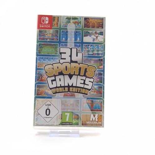 Nintendo Switch Game: 34 Sports Games - World Edition, Spelcomputers en Games, Spelcomputers | Nintendo Switch, Zo goed als nieuw