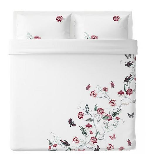 IKEA JÄTTELILJA dekbed – lyocell – 200x200 cm, Huis en Inrichting, Slaapkamer | Beddengoed, Gebruikt, Deken of Dekbed, Tweepersoons
