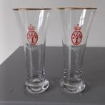 2 Oranjeboom bierglazen., Ophalen, Zo goed als nieuw, Glas of Glazen, Oranjeboom