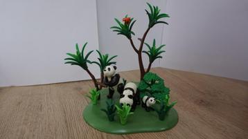 Playmobil dieren set 3241 panda familie dierentuin beschikbaar voor biedingen