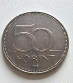 2 x Hongarije 50 Forint Munt 1997 en 2004 (nr.7), Ophalen of Verzenden, Hongarije, Losse munt
