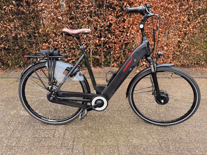 Amslod Newton F-LV elektrische fiets, Fietsen en Brommers, Elektrische fietsen, Gebruikt, Overige merken, 55 tot 59 cm, 50 km per accu of meer