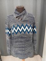 Blauw/grijze trui maat M, Ophalen of Verzenden, Gedragen, Maat 52/54 (L), Blauw