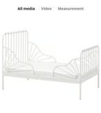 Meegroei bed ikea   matras + lattenbodem., Kinderen en Baby's, 70 tot 85 cm, Ophalen of Verzenden, Zo goed als nieuw, Matras