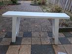 Steigerhouten sidetable, Tuin en Terras, Ophalen, Gebruikt, Rechthoekig, Hout