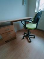 Bureau voor kind plus stoel, Huis en Inrichting, Bureaus, Ophalen, Gebruikt, Bureau