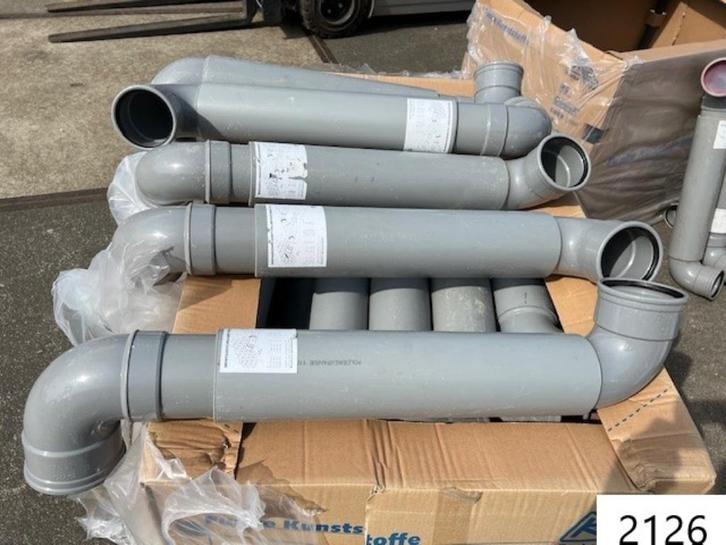 2129. Kleminlaat / Expansiestuk / Mof / T-stuk / Pvc / Sifon, Doe-het-zelf en Verbouw, Buizen en Afvoer, Zo goed als nieuw, Ophalen