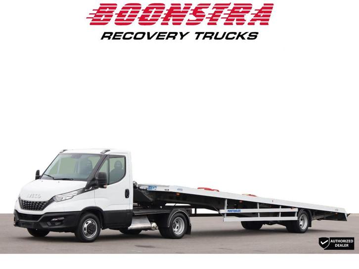 Iveco Daily 40C18 HiMatic Minisattel Autotransporter Winde, Auto's, Bestelauto's, Bedrijf, Te koop, ABS, Airconditioning, Alarm