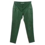 By Malene Birger groene lederen leren broek, maat 38 M, Maat 38/40 (M), Ophalen of Verzenden, By Malene Birger, Gedragen