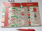 Kerst papier karton blokken nw met glitter, Hobby en Vrije tijd, Knutselen, Ophalen of Verzenden, Nieuw, Materiaal