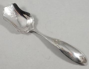 Zilveren biedermeier gemberlepel antiek 835 zilver beschikbaar voor biedingen
