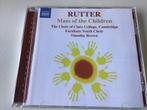 Rutter mass of the Children Timothy Brown, Cd's en Dvd's, Ophalen of Verzenden, Modernisme tot heden, Zo goed als nieuw