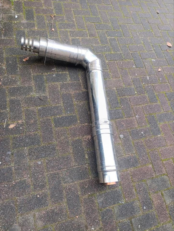 Dubbelwandige Rookgasafvoer 100/150 - Complete Set, Huis en Inrichting, Kachels, Ophalen of Verzenden