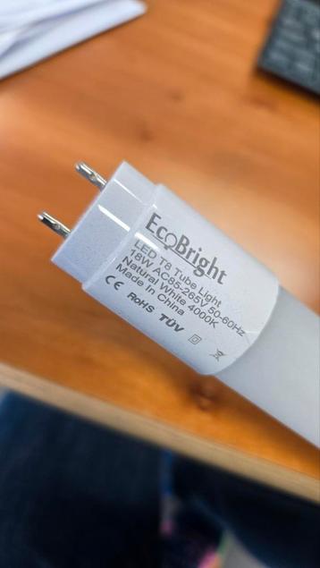 ecobright LED T8 18w 4000k beschikbaar voor biedingen