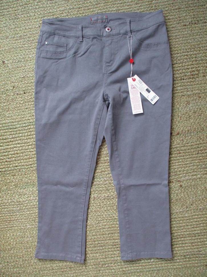 Esprit soepele, zachte 3/4 stretchbroek, maat 40, Kleding | Dames, Broeken en Pantalons, Nieuw, Maat 38/40 (M), Grijs, Driekwart