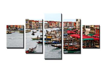 Nieuw * 5 Luik van Canvas * Venetie 80x160cm beschikbaar voor biedingen