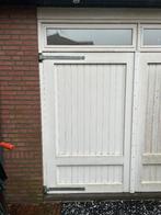 garagedeuren, hardhout, Doe-het-zelf en Verbouw, Deuren en Horren, Ophalen, Gebruikt, Garagedeur, Glas