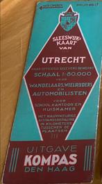 Sleeswijks kaart van Utrecht, Boeken, Atlassen en Landkaarten, Nederland, Gelezen, Ophalen of Verzenden, 1800 tot 2000