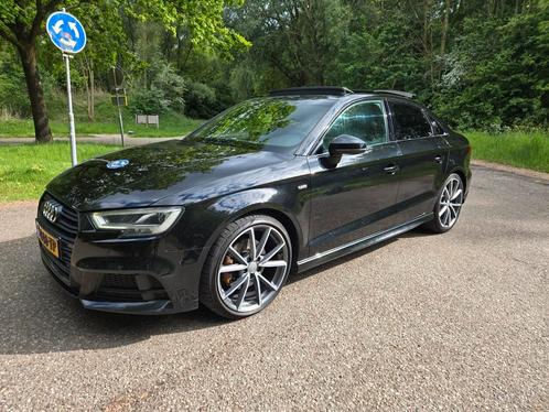 Audi A3 2.0 TDI 184pk Quattro S Tronic 3x S -line, Auto's, Audi, Bedrijf, A3, Diesel, Sedan, Automaat, Geïmporteerd, Zwart, Vierwielaandrijving