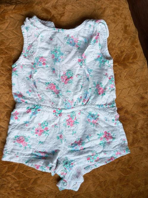Super schattig zomerpakje 62 bloemetjes, Kinderen en Baby's, Babykleding | Maat 62, Zo goed als nieuw, Meisje, Pakje, Ophalen of Verzenden