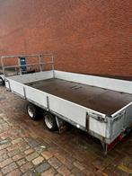 Plateauwagen 3,5 x 1,85 m, tandemasser, Auto diversen, Aanhangers en Bagagewagens, Ophalen, Gebruikt