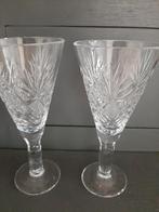 4 mooie geslepen glaasjes op voet, Ophalen of Verzenden, Zo goed als nieuw, Overige typen