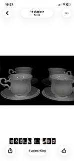 Royal Canterbury Kop en Schotels - Set van 4, Ophalen of Verzenden, Zo goed als nieuw, Overige stijlen, Kop(pen) en/of Schotel(s)