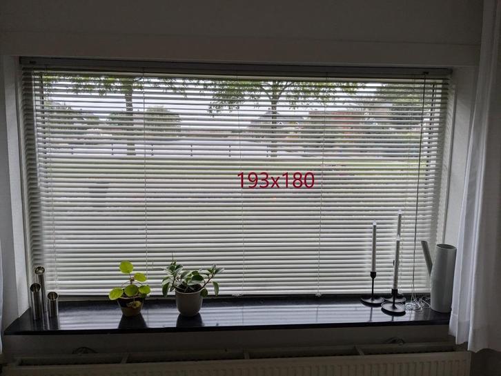 Aluminium Lamellen 193x180, Huis en Inrichting, Stoffering | Gordijnen en Lamellen, Gebruikt, 150 tot 200 cm, 150 tot 200 cm, Grijs
