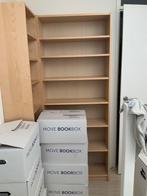 Billy berken boekenkast met opzetstuk, Huis en Inrichting, Kasten | Boekenkasten, 200 cm of meer, Zo goed als nieuw, 25 tot 50 cm
