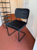 Zwarte stoel (Kick collection - Buisframe Ivy), Ophalen, Nieuw, Zwart, Eén
