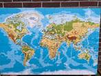 Canvas wereldkaart xl afhaal €15,-, Ophalen
