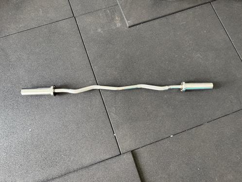 EZ Curlstang Chroom - 50 mm - Nieuw, Sport en Fitness, Fitnessmaterialen, Nieuw, Halterstangen, Armen, Benen, Borst, Buik, Rug
