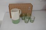 Keramieken Karaf met 4 Glazen (Nieuw), Glas of Glazen, Nieuw, Ophalen of Verzenden, Glas