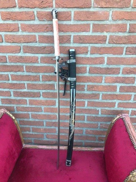 Japans zwaard/ katana, "de strijders", 103 cm, Verzamelen, Militaria | Algemeen, Overige soorten, Zwaard of Sabel, Azië, Ophalen of Verzenden