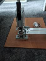 Ringenpers met 40 mm gordijnringen te koop., Huis en Inrichting, Ophalen, Gebruikt, Zwart, Minder dan 100 cm