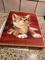 Oude houten puzzel poes, Ophalen of Verzenden