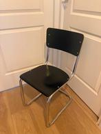 Zwarte designstoel buisframe van Loods5, Huis en Inrichting, Stoelen, Ophalen, Zwart, Zo goed als nieuw, Eén