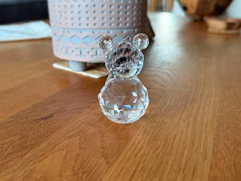 Kristallen Beertje - Glas en Kristal Decoratie Beeldje, Antiek en Kunst, Antiek | Glas en Kristal, Ophalen